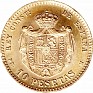 10 Pesetas Spain 1878 KM# 677. Uploaded by Granotius